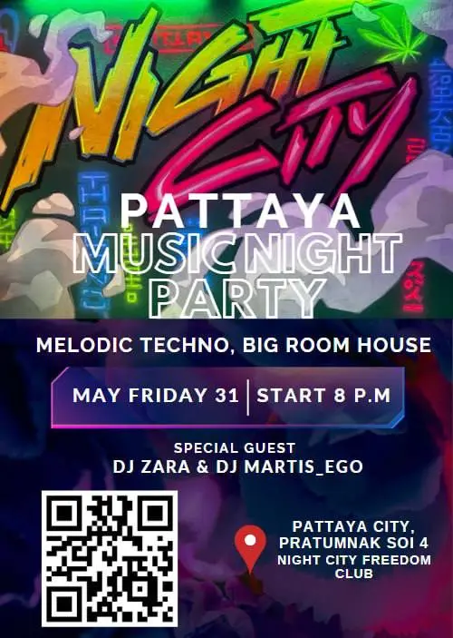 ลาก่อนฤดูใบไม้ผลิ — ปาร์ตี้, Night City Freedom Club, Pattaya