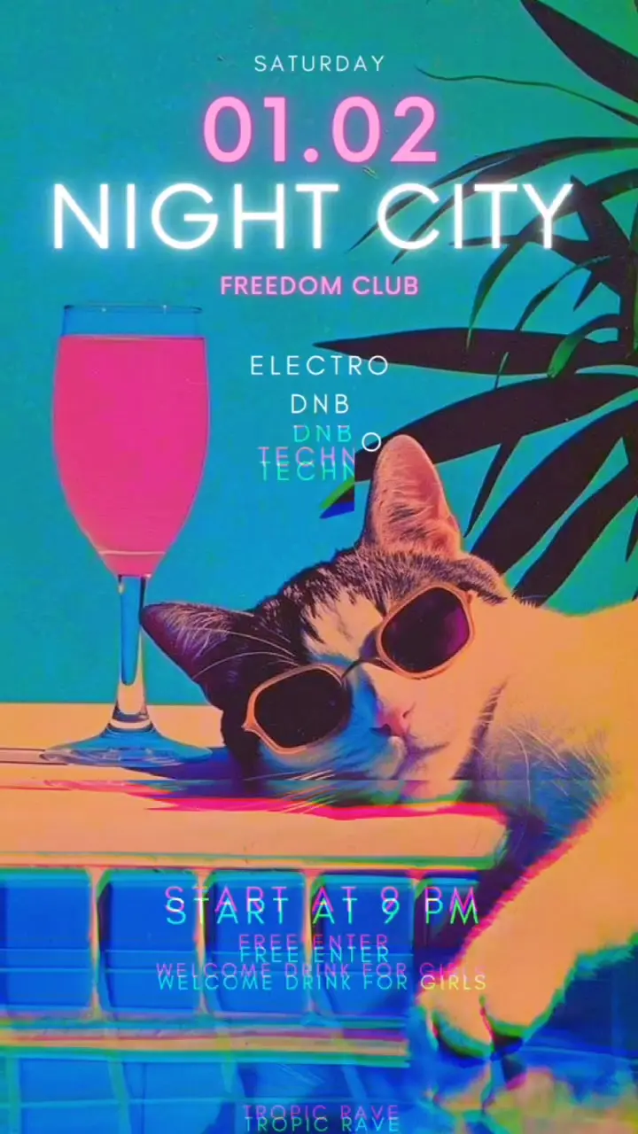 Tropic Rave: full throttle — Party, Night City Freedom Club, Pattaya