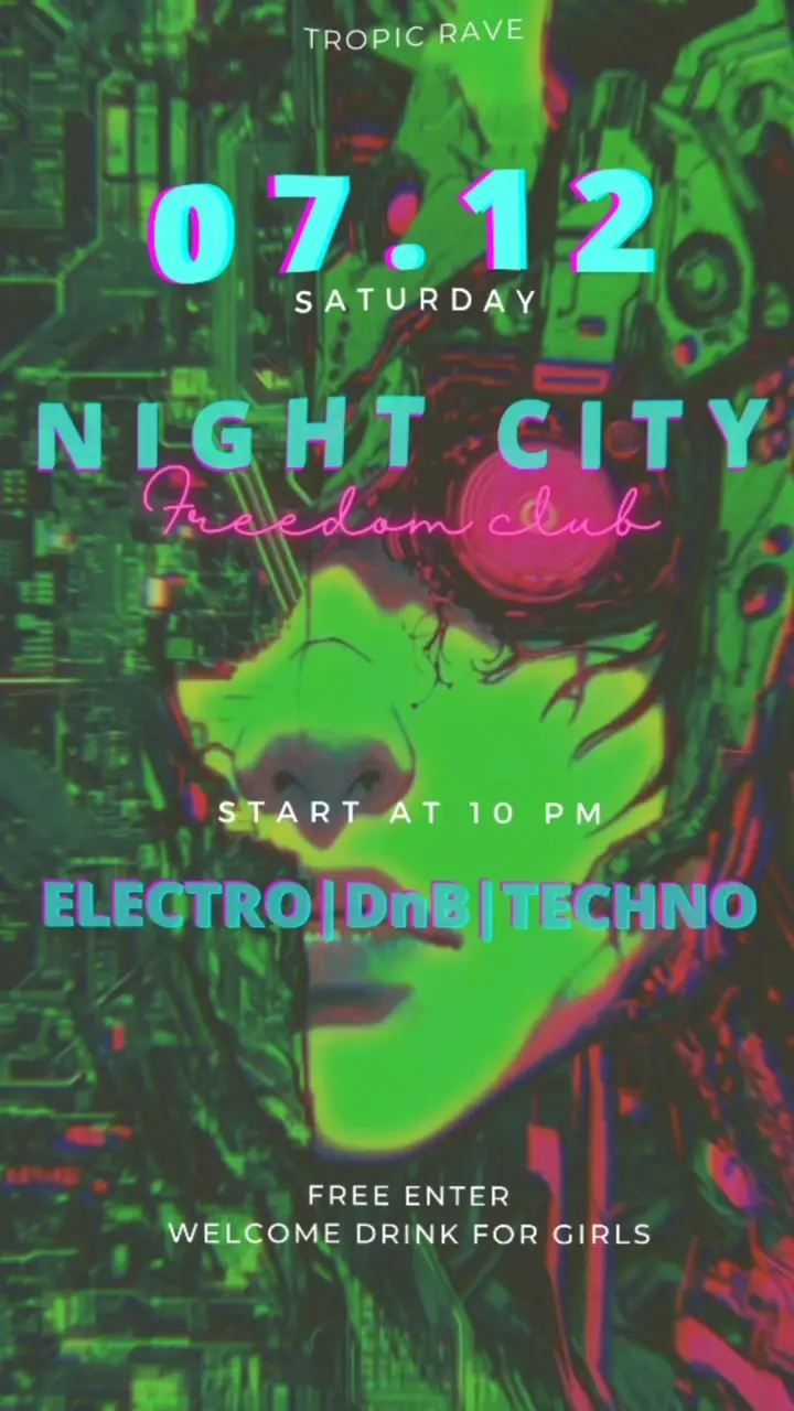 Tropic Rave: คืนแรก — ปาร์ตี้, Night City Freedom Club, Pattaya